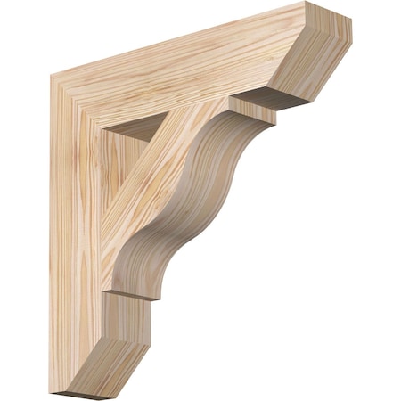 Ekena Millwork Funston Slat Smooth Bracket, Douglas Fir, 3 1/2"W x 16"D x 16"H BKT04X16X16FST06SDF